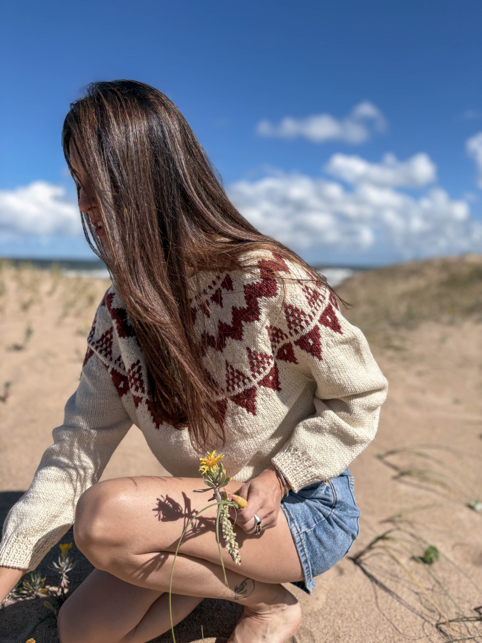 Sweater Bariloche Bordeaux - Imagen 2