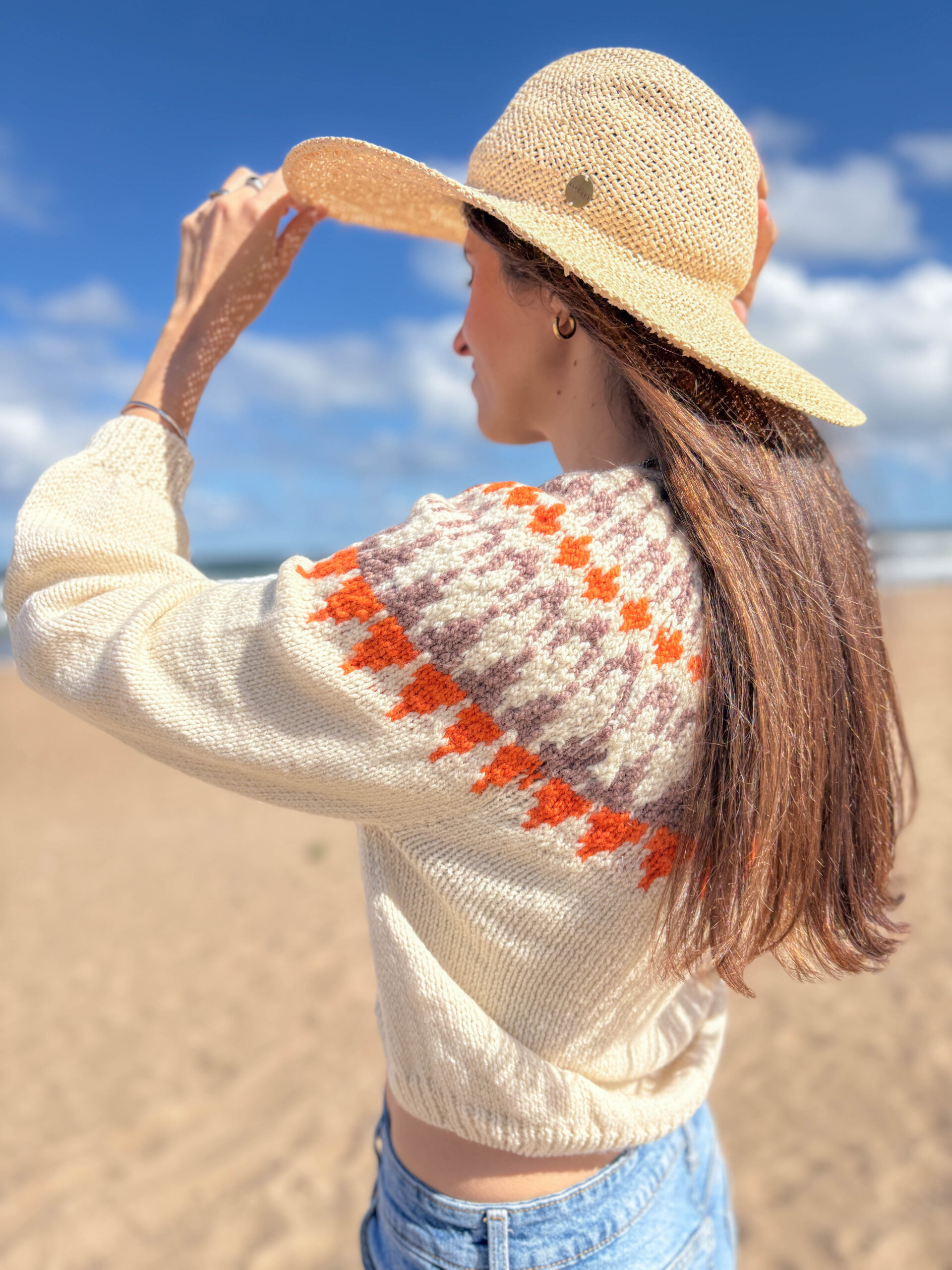 Sweater Nórdico y Naranja - Imagen 4